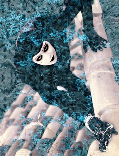 Ladrão azul, 2023 (técnica mista digital) de Olivia Gozzano