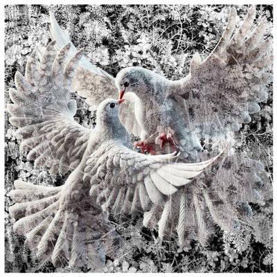 Pace, 2024 (Técnica mista digital) de Olivia Gozzano