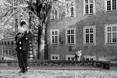 Scena teatrale, 2024 (Técnica mista digital) de Olivia Gozzano