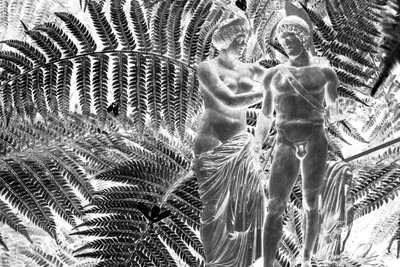 Estátua de 2019 (técnica mista digital) de Olivia Gozzano