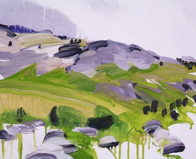 Leukerbad 14, 2012 (acrílico sobre tela) de Olivier Morel