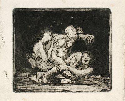 Duas mulheres brigam por um homem de Oluf Hartmann