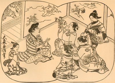 Entretenimento com fantoches, 1702, 1924. de Omori Yoshikiyo