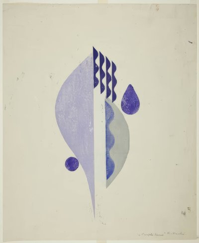 Flor roxa de Onchi Kôshirô