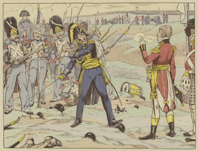Derrotado pela primeira vez, em um lugar conhecido a geografia como Waterloo, mas a história como betryal. Naquele dia, Cambronne deu sua última palavra. de Onfray de Breville Job
