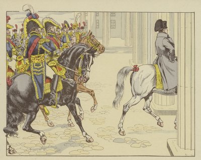 Napoleão entrando em Berlim, 27 de outubro de 1806 de Onfray de Breville Job