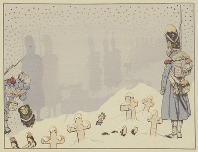 A Batalha de Eylau, a mais sangrenta das vitórias de Napoleão, 8 de fevereiro de 1807 de Onfray de Breville Job