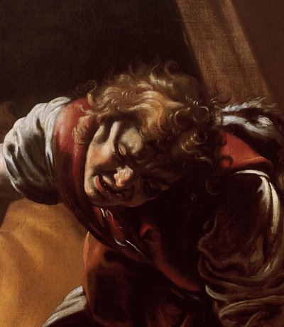 Detalhe de Davi de Davi e Golias de Orazio Borgianni