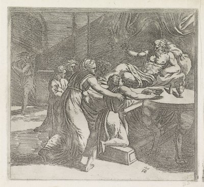 Isaac abençoa Jacob
Pinturas na Loggia de Rafael (título da série) de Orazio Borgianni