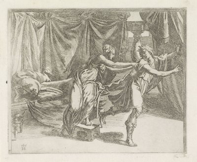 José e a esposa de Potiphar
Pinturas na Loggia de Rafael (título da série) de Orazio Borgianni