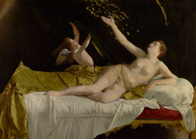 Danaë e a chuva de ouro de Orazio Gentileschi