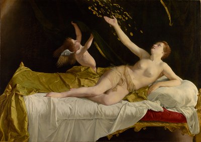 Danaë e a chuva de ouro de Orazio Gentileschi