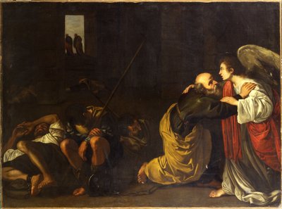 A libertação de São Pedro de Orazio Gentileschi