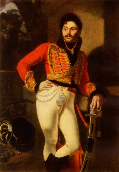 Retrato de Yevgraf Vladimirovich Davydov, 1822, 1965. de Orest Adamovich Kiprensky