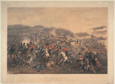 A Batalha de Balaclava em 25 de outubro de 1854, 1855 de Orlando Norie