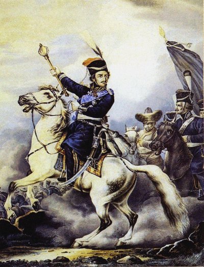 Conde Matvei Ivanovich Platov 1757-1818 de Orlowski