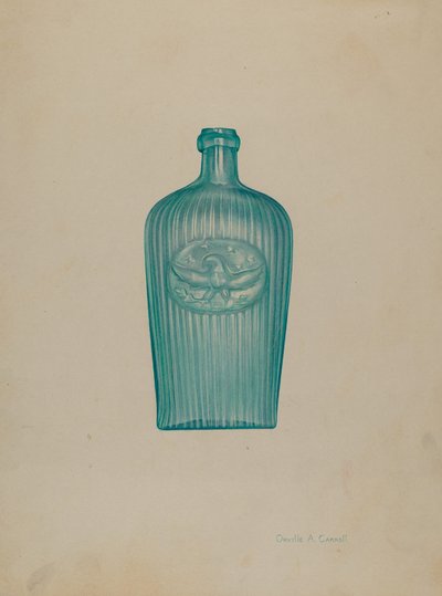 Garrafa de vidro de Orville A. Carroll