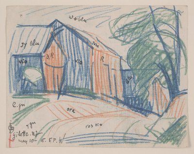 Gilette, Nova Jersey de Oscar Florianus Bluemner