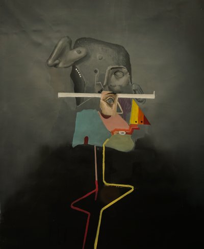 Silly, 2021-2014 (óleo sobre linho) de Oscar Nin