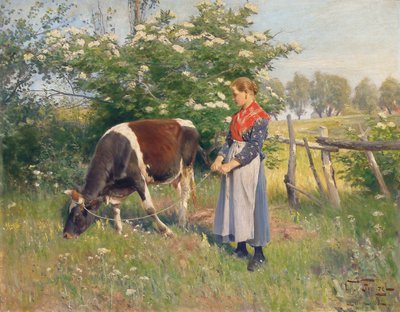 A Leiteira, 1892 de Oskar Frenzel