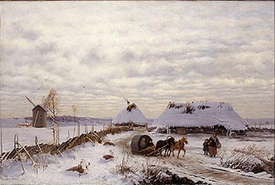 Paisagem de Inverno de Oskar Hoffmann