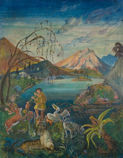 Orfeu entre os animais de Oskar Laske