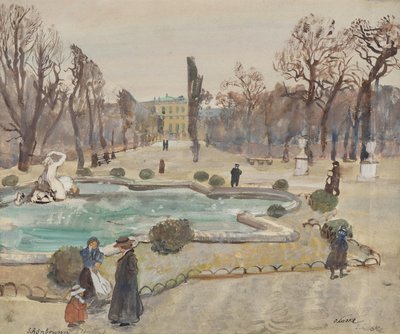 Schönbrunn (inverno) de Oskar Laske