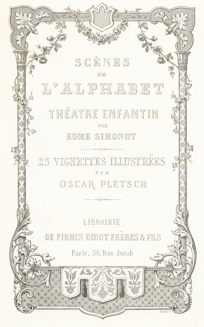 Folha de rosto de Oskar Pletsch