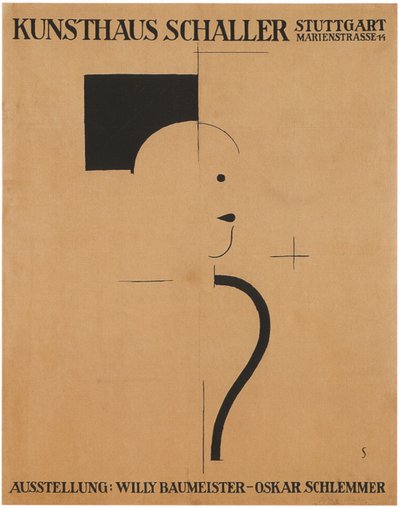 Exposição de arte: Willy Baumeister - Oskar Schlemmer, 1918 de Oskar Schlemmer