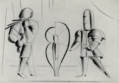 Do palco da Bauhaus O palco da Bauhaus, 1925. de Oskar Schlemmer