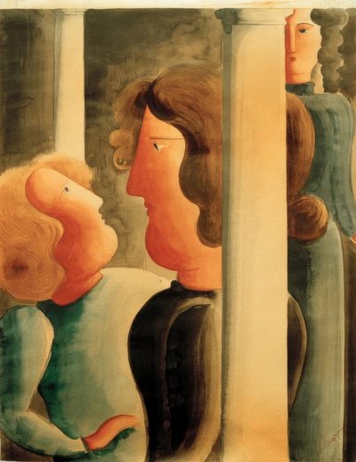Entre colunas de Oskar Schlemmer