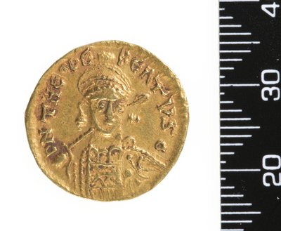 Moeda (anverso) c.534-548 (ouro) de Ostrogothic Ostrogothic