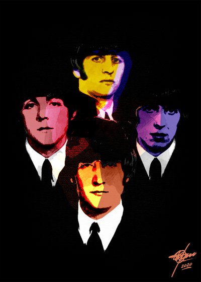 Retratos coloridos de Pop Art de Osvaldo Russo