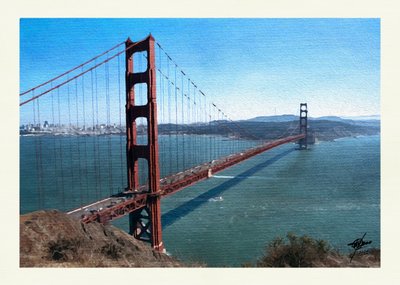 Vista da Baía de Golden Gate de Osvaldo Russo