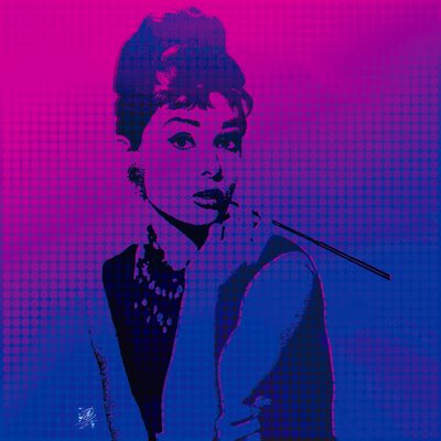 Retrato icónico da Pop Art de Osvaldo Russo