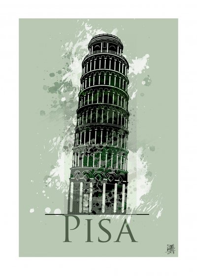 Torre Inclinada de Pisa de Osvaldo Russo