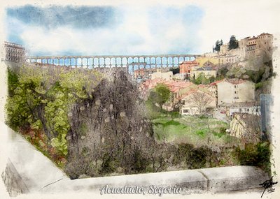 Aqueduto Romano de Segóvia de Osvaldo Russo