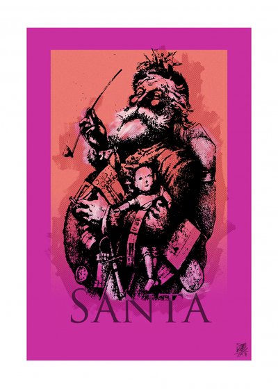 Papai Noel vintage de Osvaldo Russo