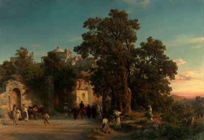 Noite de Oswald Achenbach