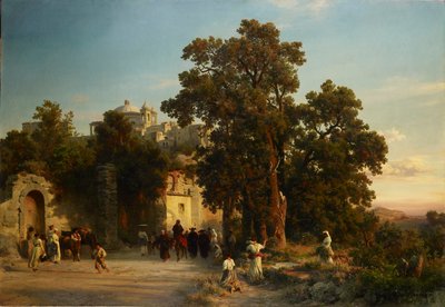 Noite de Oswald Achenbach