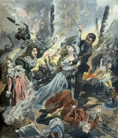 Incêndio no bazar de caridade de Oswaldo Tofani