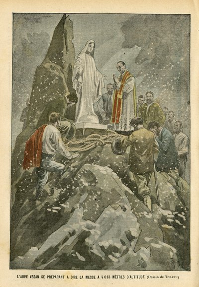 Ilustração de Oswaldo Tofani (1849-1915) em Le Pelerin de Oswaldo Tofani