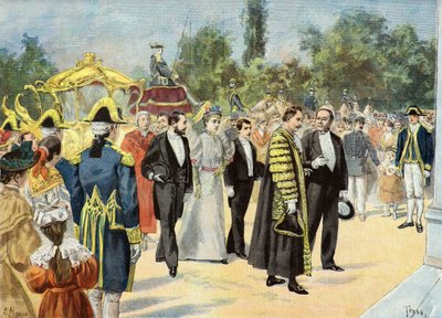 Sir Joseph Renals visita Bordéus de Oswaldo Tofani