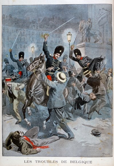 Problemas na Bélgica, 1899 de Oswaldo Tofani