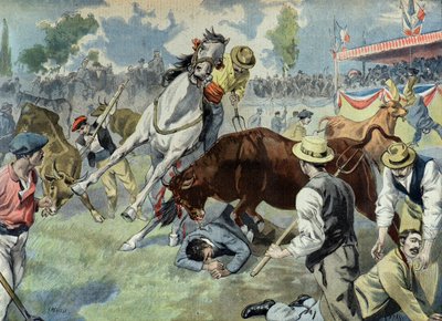 Uma ferrade sangrenta em Arles de Oswaldo Tofani