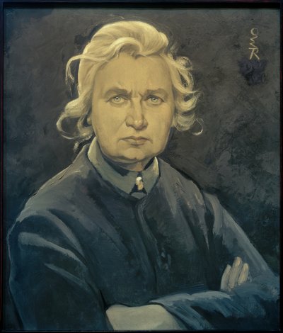 Ottilie W. Roederstein - Auto-retrato 1926 de Ottilie Roederstein