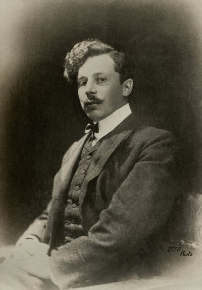 Retrato do pintor francês Abel Faivre (1867) de Otto