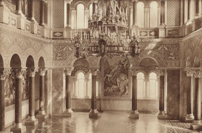 Castelo dos reis da Baviera Neuschwanstein, The Thronhall de Otto Ballerstedt