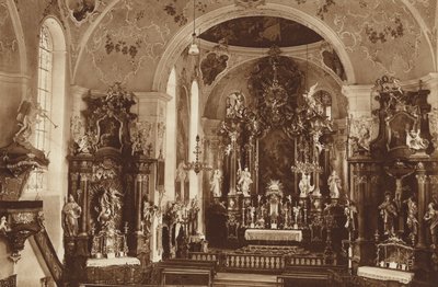 Igreja Paroquial, Oberammergau, Interior da Igreja de Otto Ballerstedt