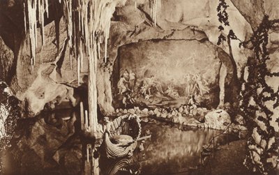 A gruta azul, perto dos reis da Baviera Kastle Linderhof de Otto Ballerstedt